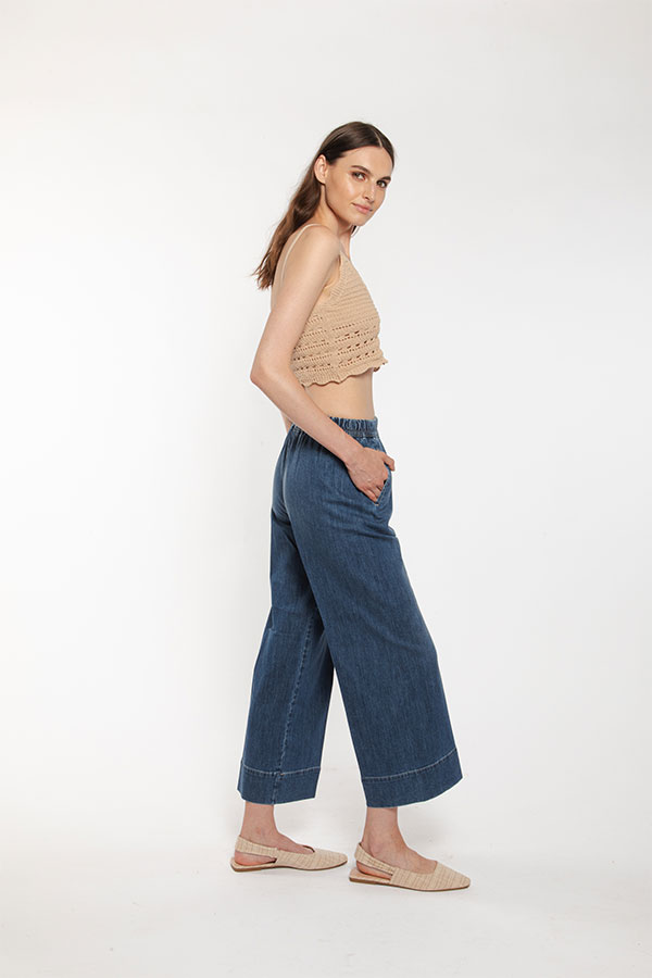 PS. Don't Forget Me STELLA HIGH RISE RELAXED CROPPED FIT Qualità
