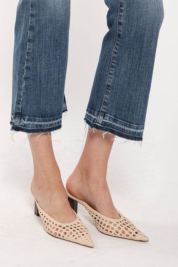 PS. Don't Forget Me SHARON LOW RISE FLARE CROPPED FIT Soddisfazione Garantita