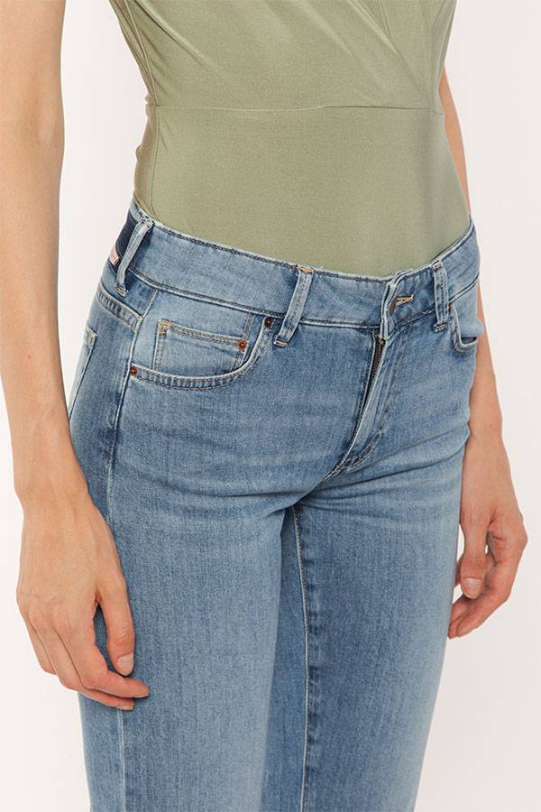 PS. Don't Forget Me SHARON LOW RISE FLARE CROPPED FIT Qualità Garantita