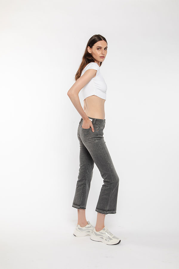 PS. Don't Forget Me SHARON LOW RISE FLARE CROPPED FIT Negozi Online