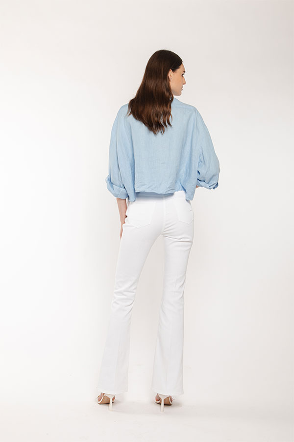 PS. Don't Forget Me MONICA HIGH RISE BELL BOTTOM FIT Fino Al -60%