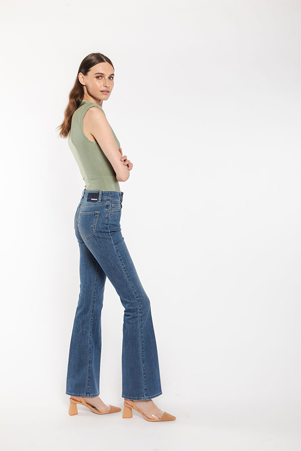 PS. Don't Forget Me MONICA HIGH RISE BELL BOTTOM FIT Shopping Online