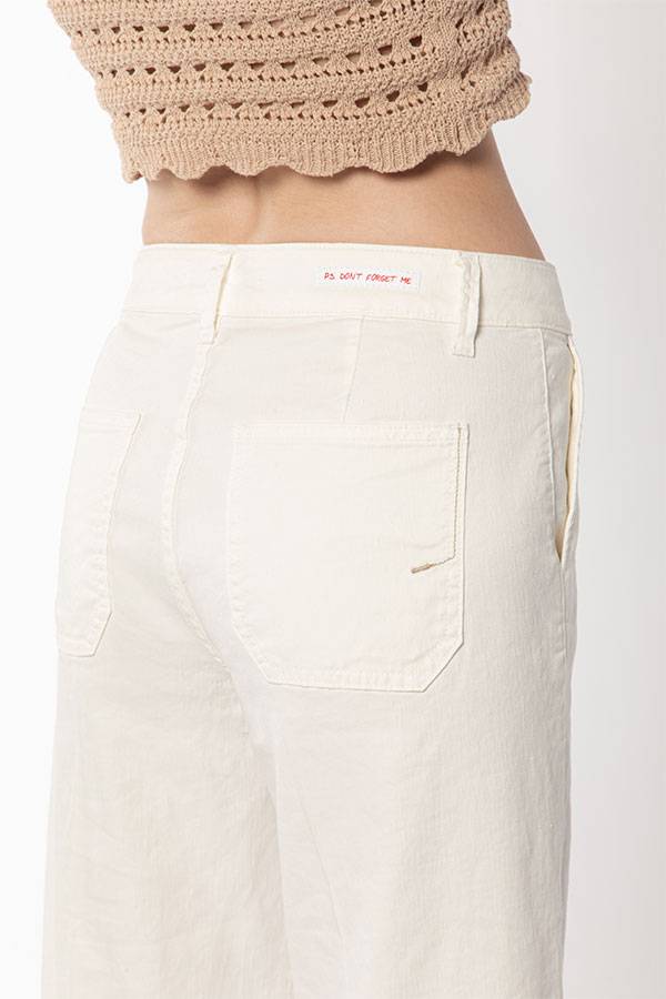 PS. Don't Forget Me EVA MID RISE PALAZZO CROPPED FIT Sconto