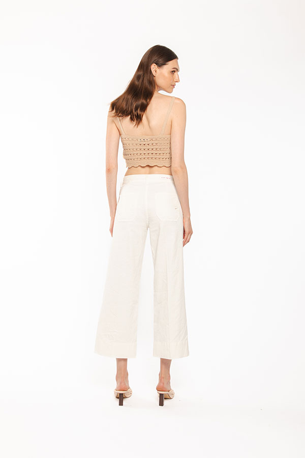 PS. Don't Forget Me EVA MID RISE PALAZZO CROPPED FIT Sconto