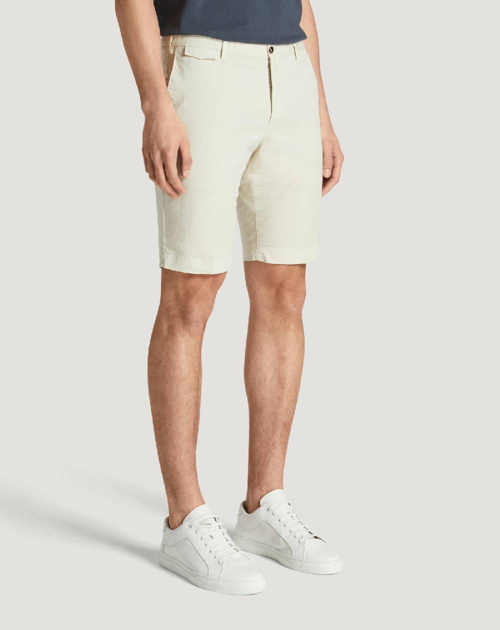 ﻿Pt Torino Bermuda in gabardina stretch Saldi Di Fabbrica