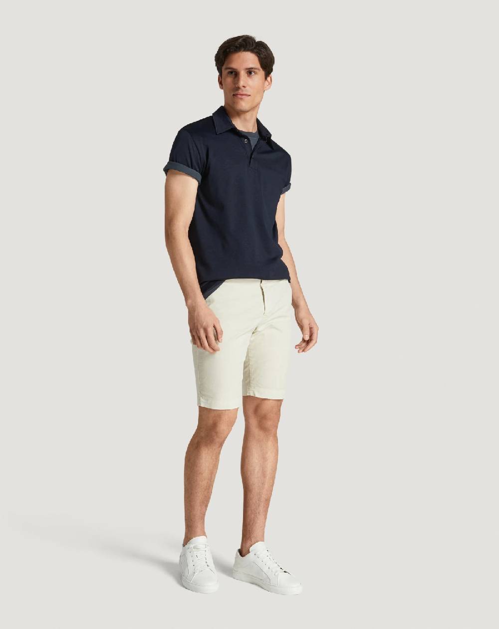 ﻿Pt Torino Bermuda in gabardina stretch Saldi Di Fabbrica