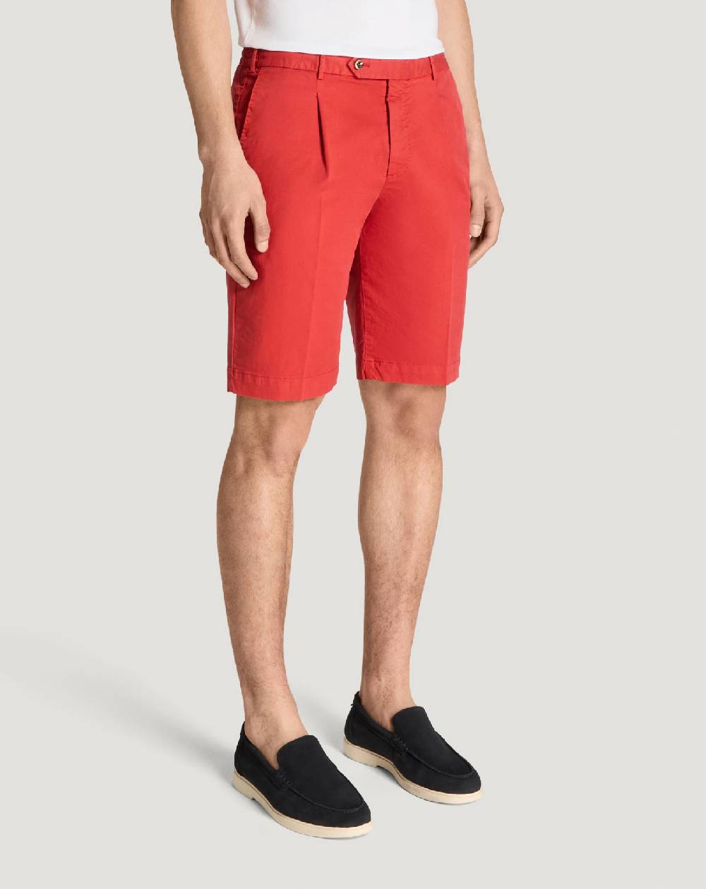 Pt Torino Bermuda in gabardina di cotone 50% di sconto con spedizione gratuita