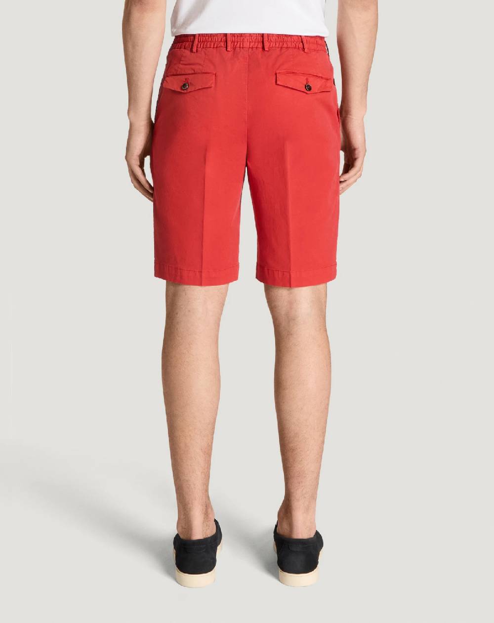 Pt Torino Bermuda in gabardina di cotone 50% di sconto con spedizione gratuita