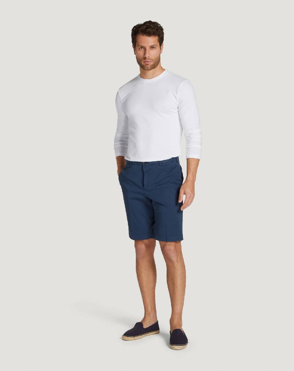 Pt Torino Bermuda in gabardina stretch Promozione Limitata