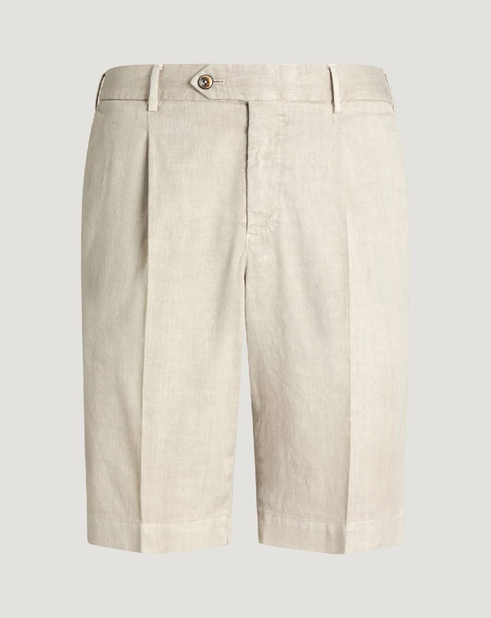 Pt Torino Bermuda in lino stretch délavé Shopping Online