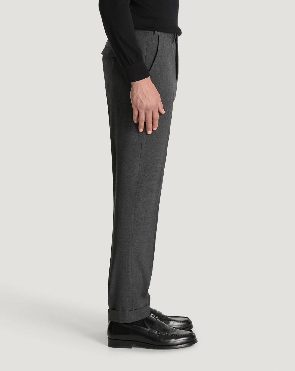 Pt Torino Pantaloni Master in lana batavia Outlet