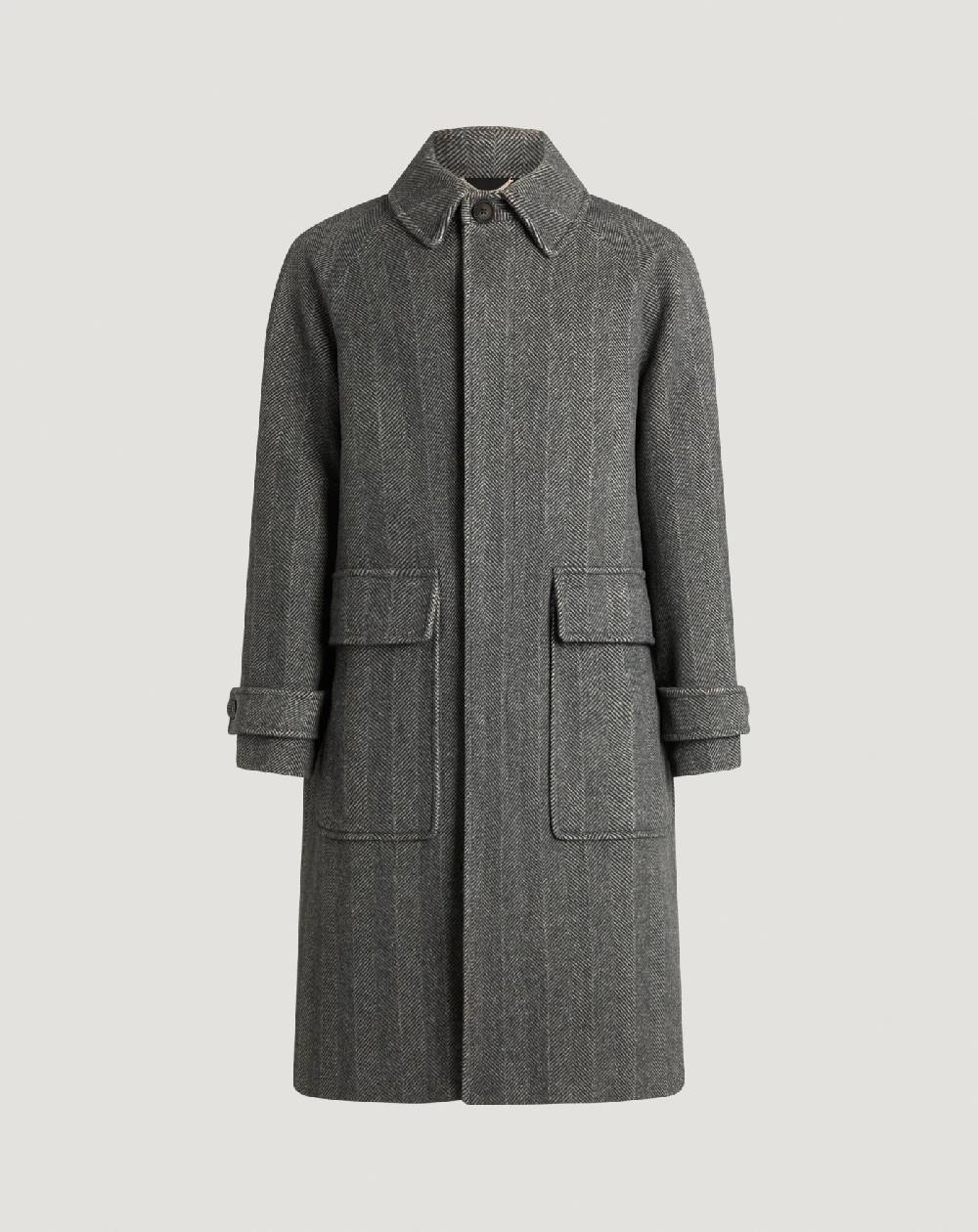 Pt Torino Cappotto in drap di lana e cachemire Vendite Flash