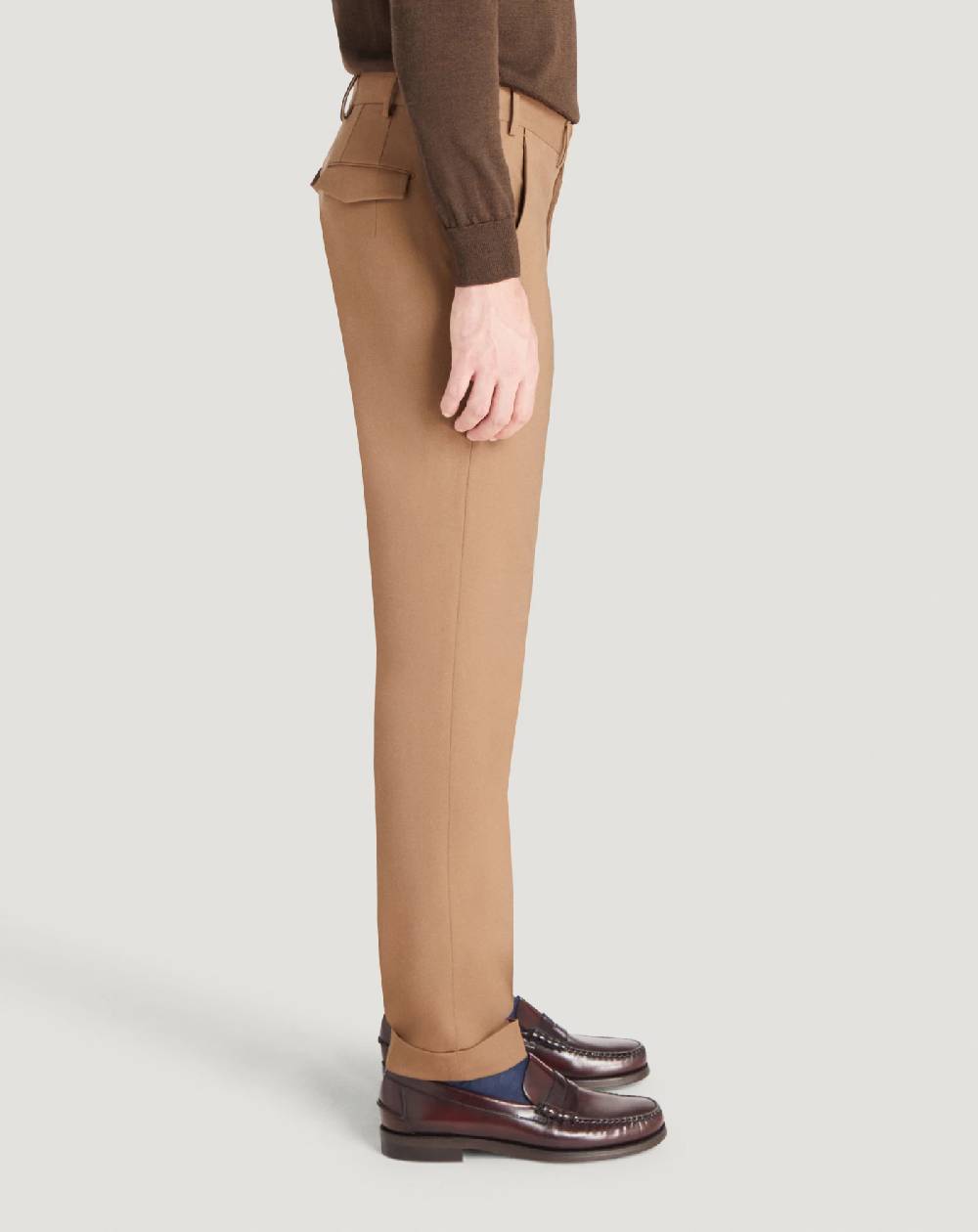 Pt Torino Pantaloni Master in lana batavia Nuova