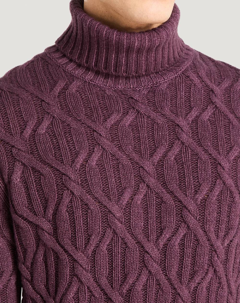 Pt Torino Maglia dolcevita in lana e cachemire Moda