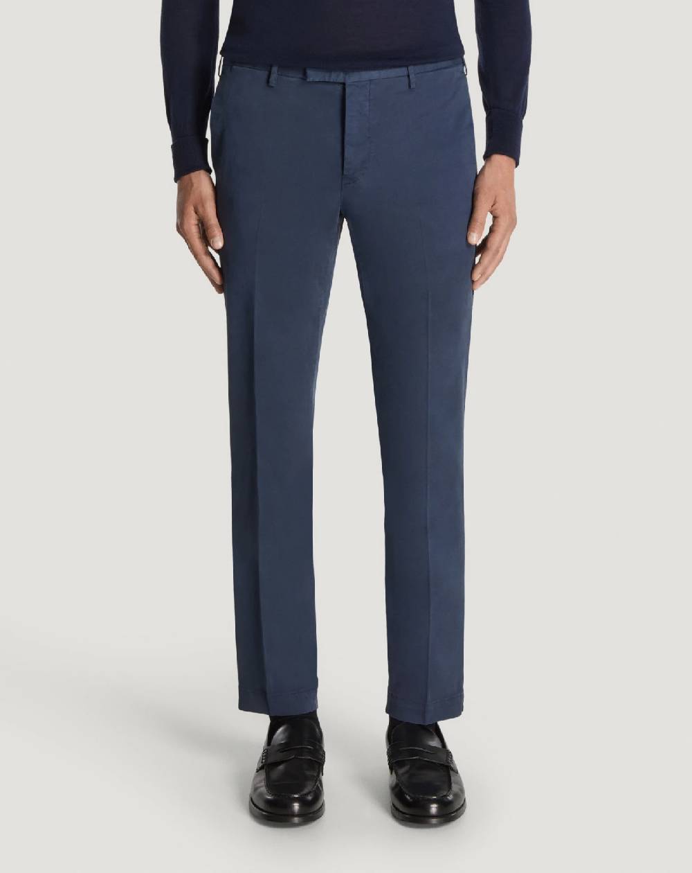 Pt Torino Pantaloni Skinny in cotone batavia Italia