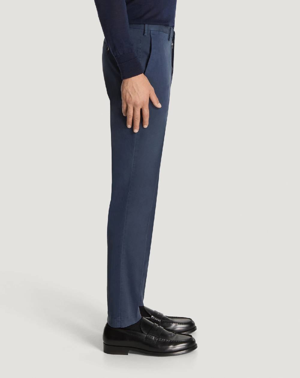 Pt Torino Pantaloni Skinny in cotone batavia Italia
