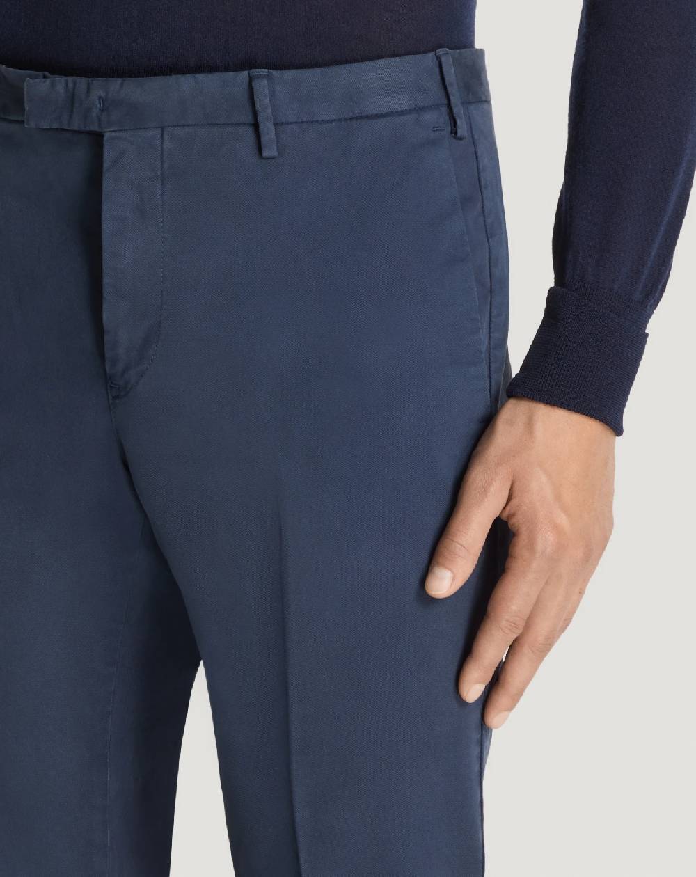 Pt Torino Pantaloni Skinny in cotone batavia Italia