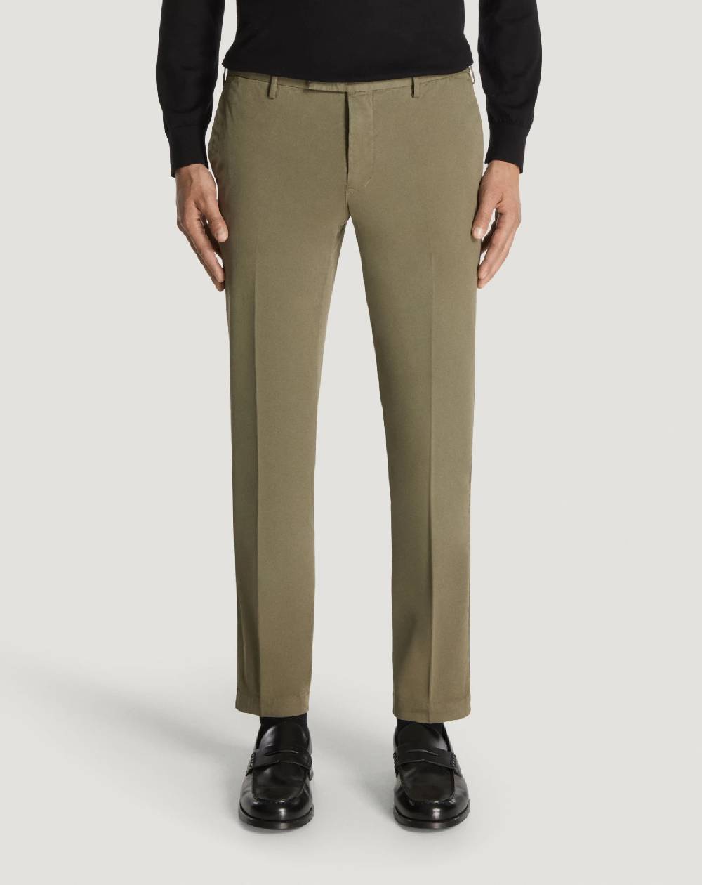 Pt Torino Pantaloni Skinny in cotone batavia In Linea