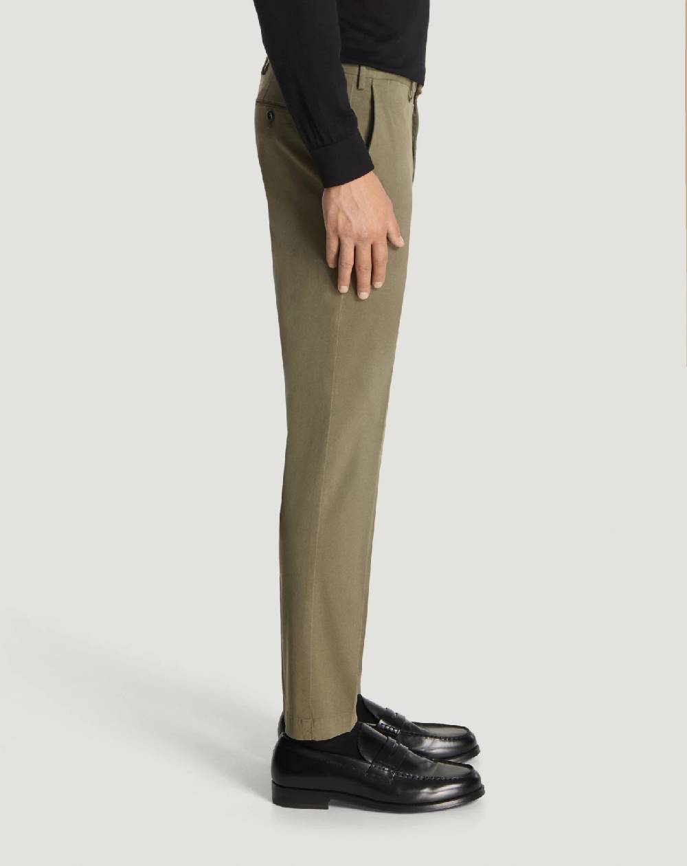 Pt Torino Pantaloni Skinny in cotone batavia In Linea