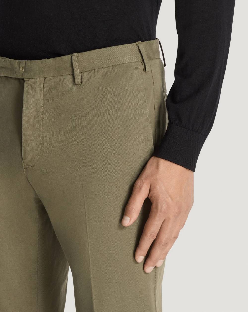 Pt Torino Pantaloni Skinny in cotone batavia In Linea