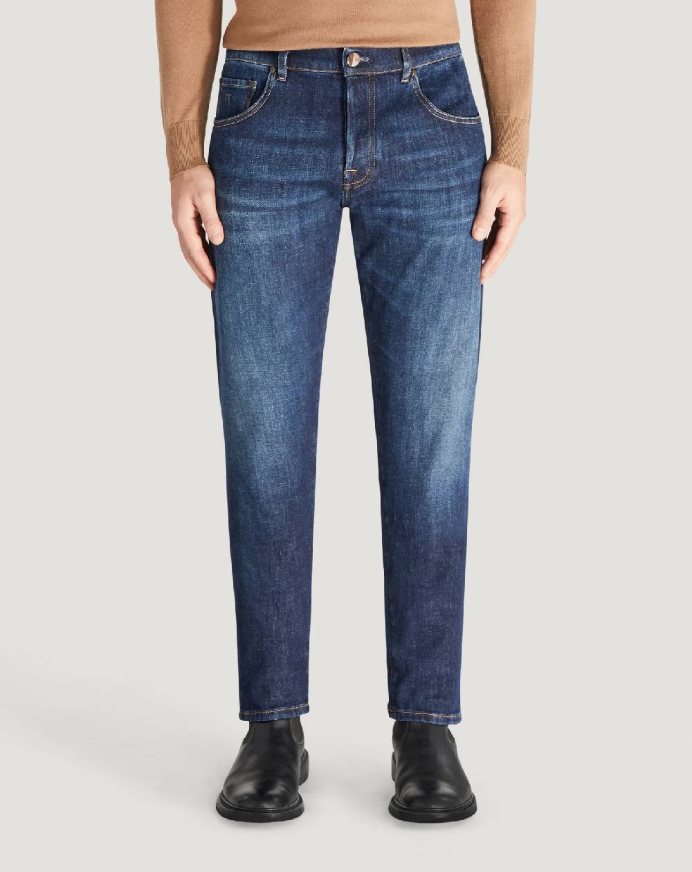 Pt Torino Jeans Breakbeat in denim loose Qualità