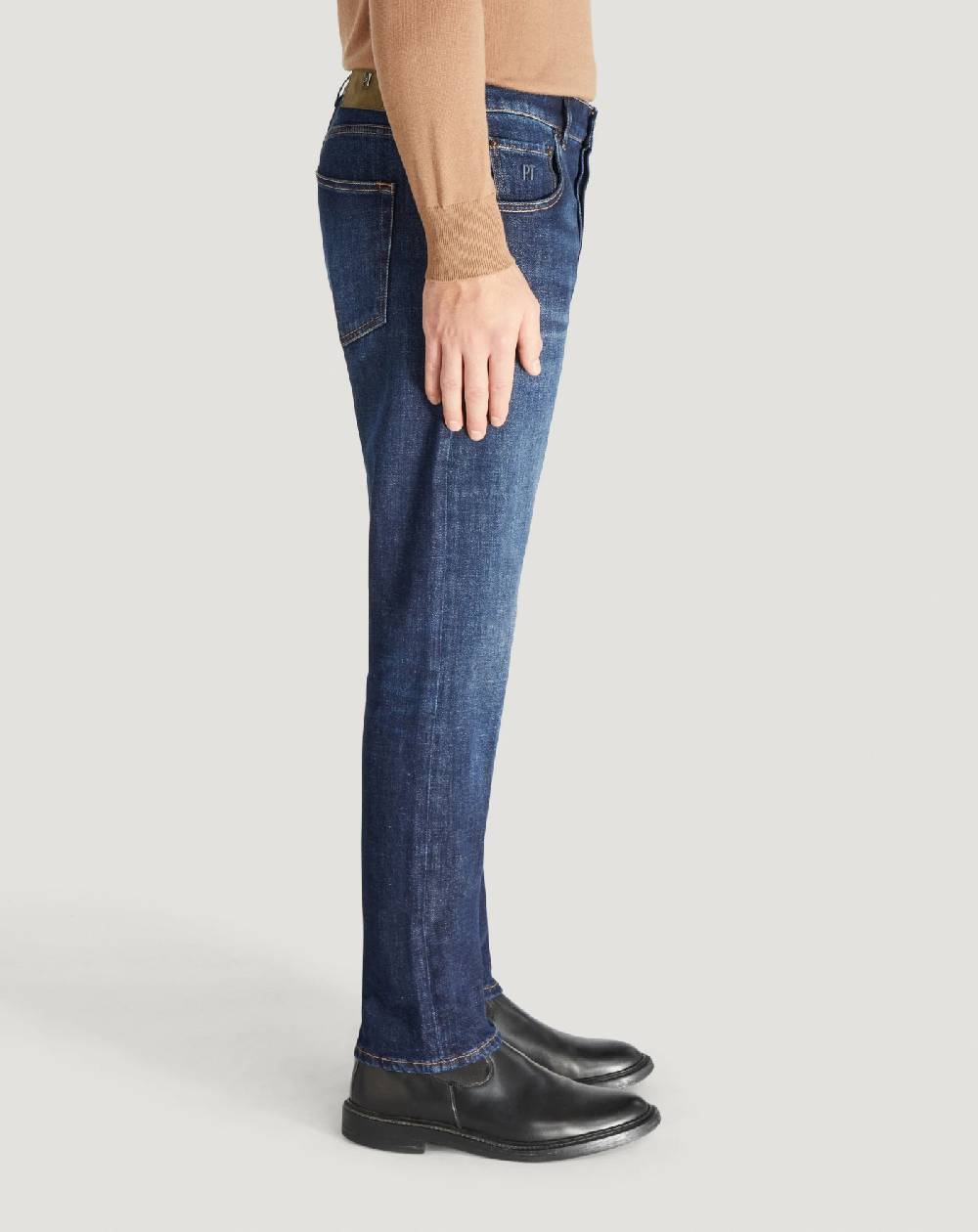 Pt Torino Jeans Breakbeat in denim loose Qualità