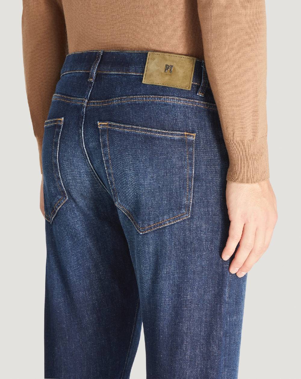 Pt Torino Jeans Breakbeat in denim loose Qualità