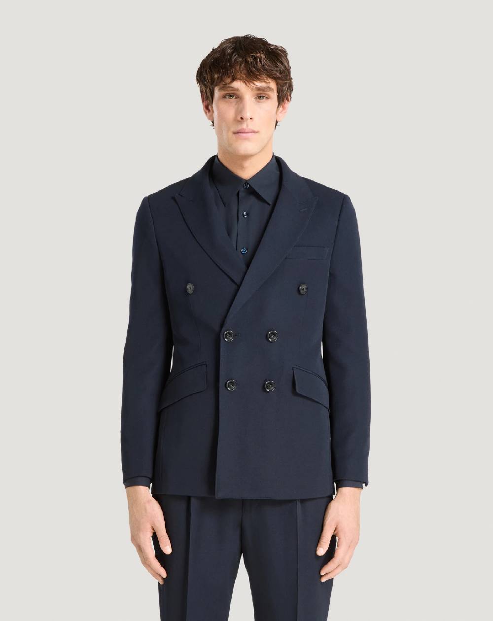 Pt Torino Blazer in lana granité Negozi Online