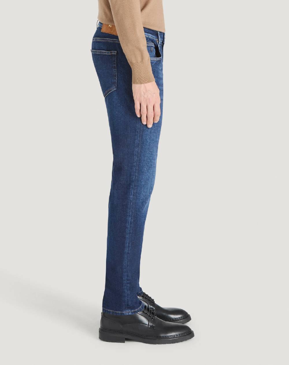 Pt Torino Jeans Swing in denim di cotone stretch Shopping Online