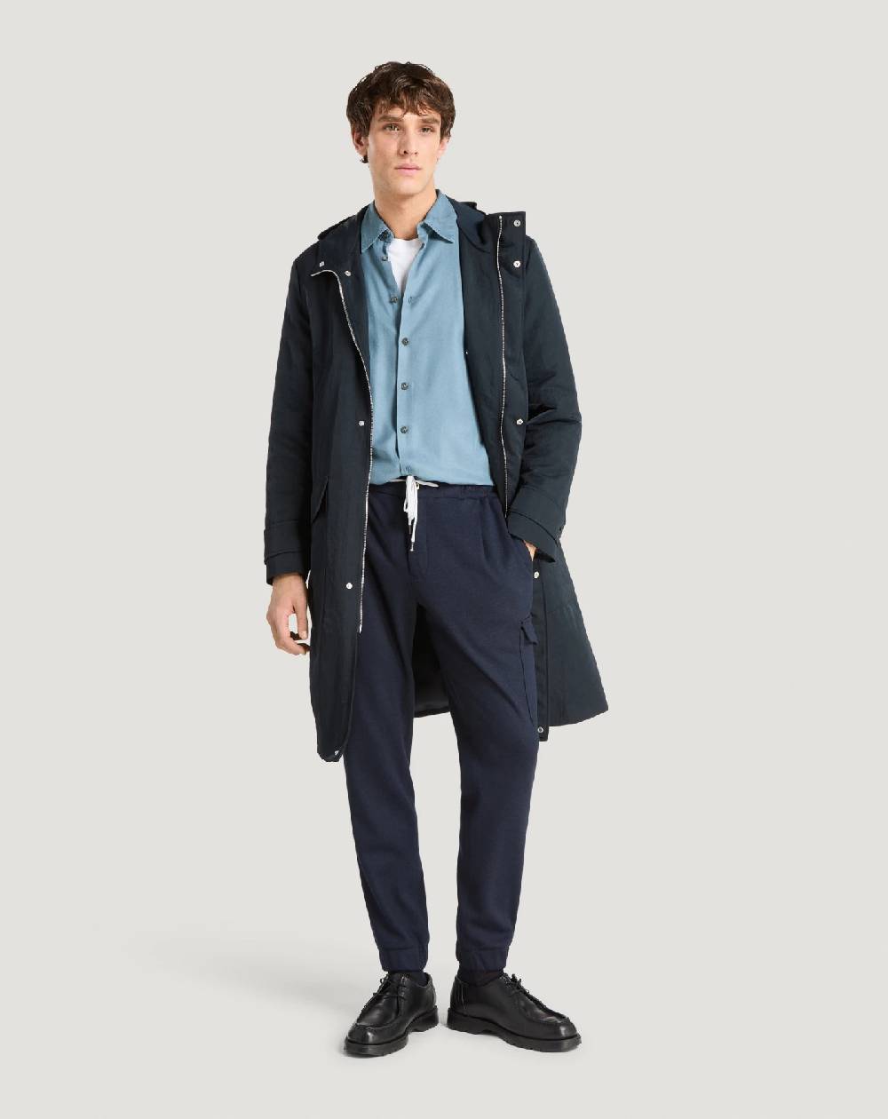 Pt Torino Parka con cappuccio in nylon Affare Del Giorno