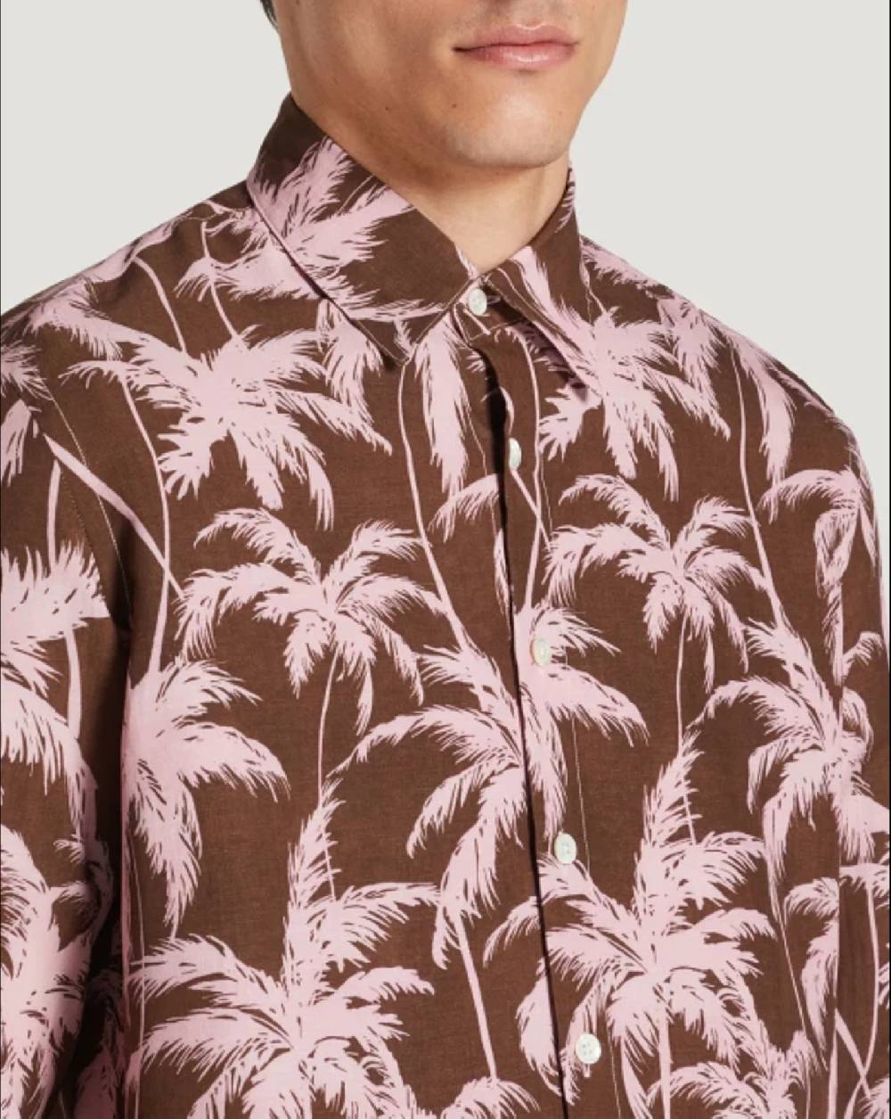 Pt Torino Camicia in twill di lino Sottocosto