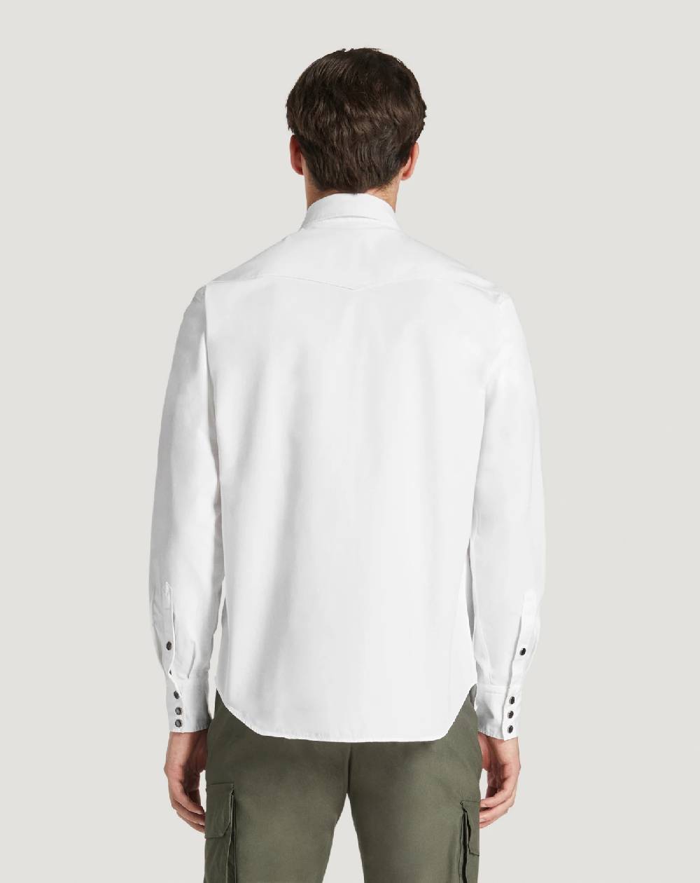 Pt Torino Camicia in gabardina di cotone Presa