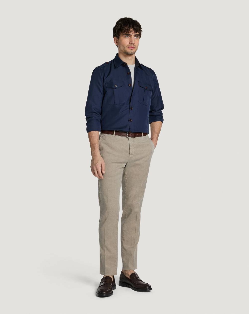 Pt Torino Camicia in twill Outlet