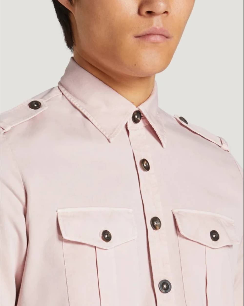Pt Torino Camicia in gabardina di cotone Offerte