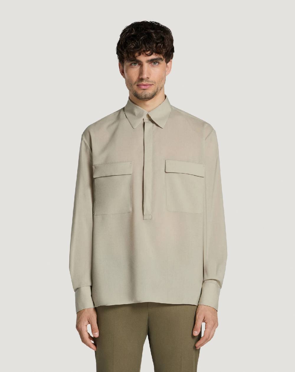 Pt Torino Camicia in lana Hotsell