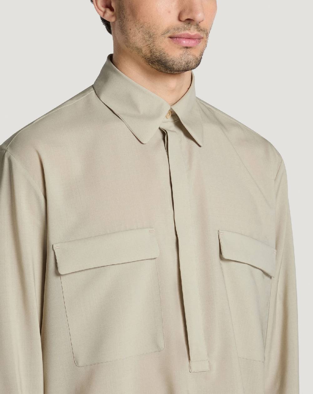 Pt Torino Camicia in lana Hotsell