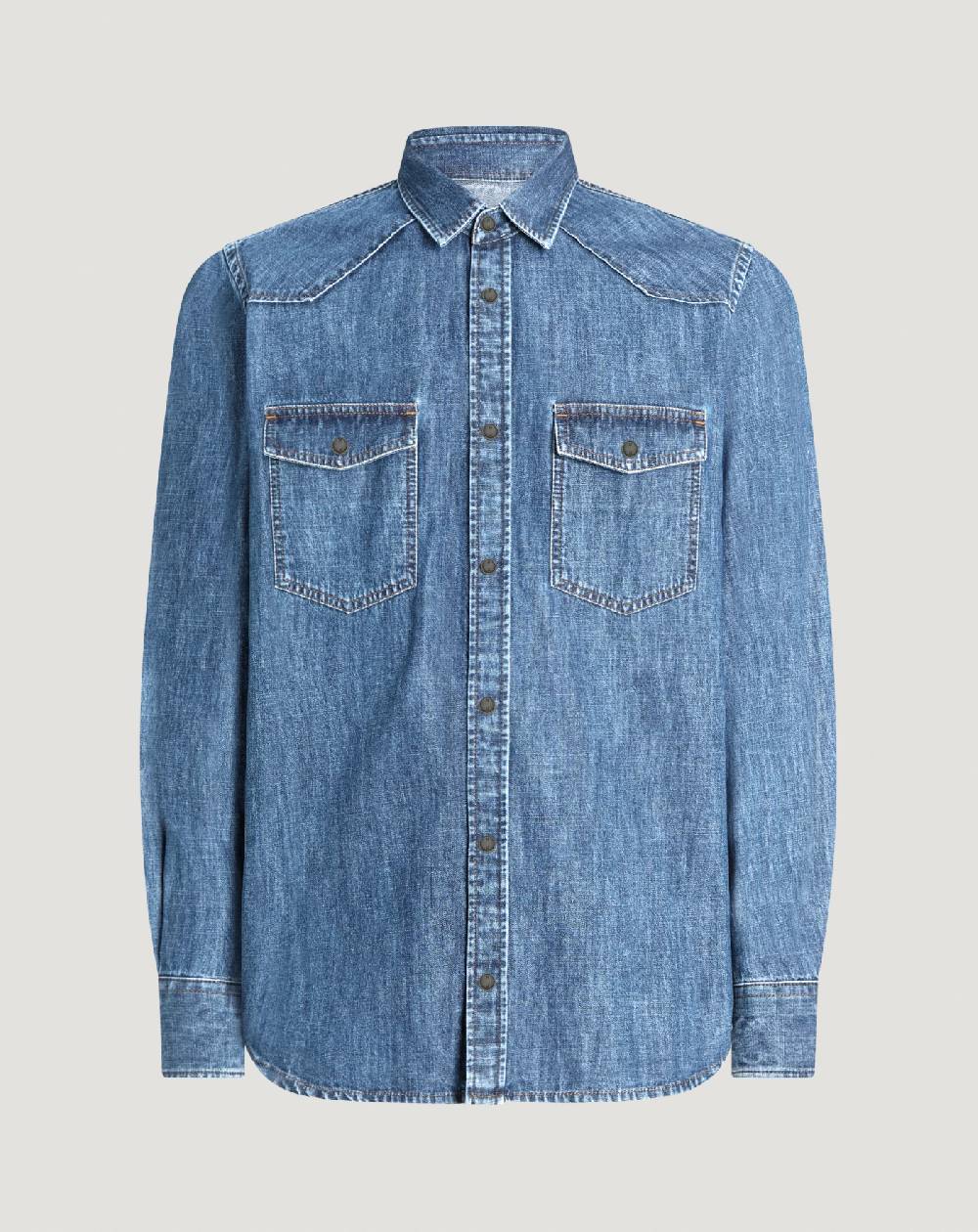 Pt Torino Camicia in denim In Linea