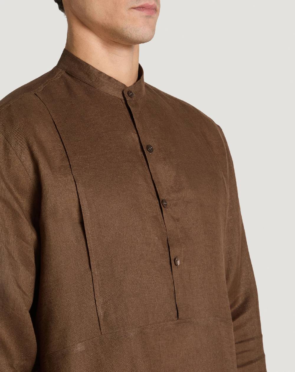 Pt Torino Camicia in lino Pezzi Unici