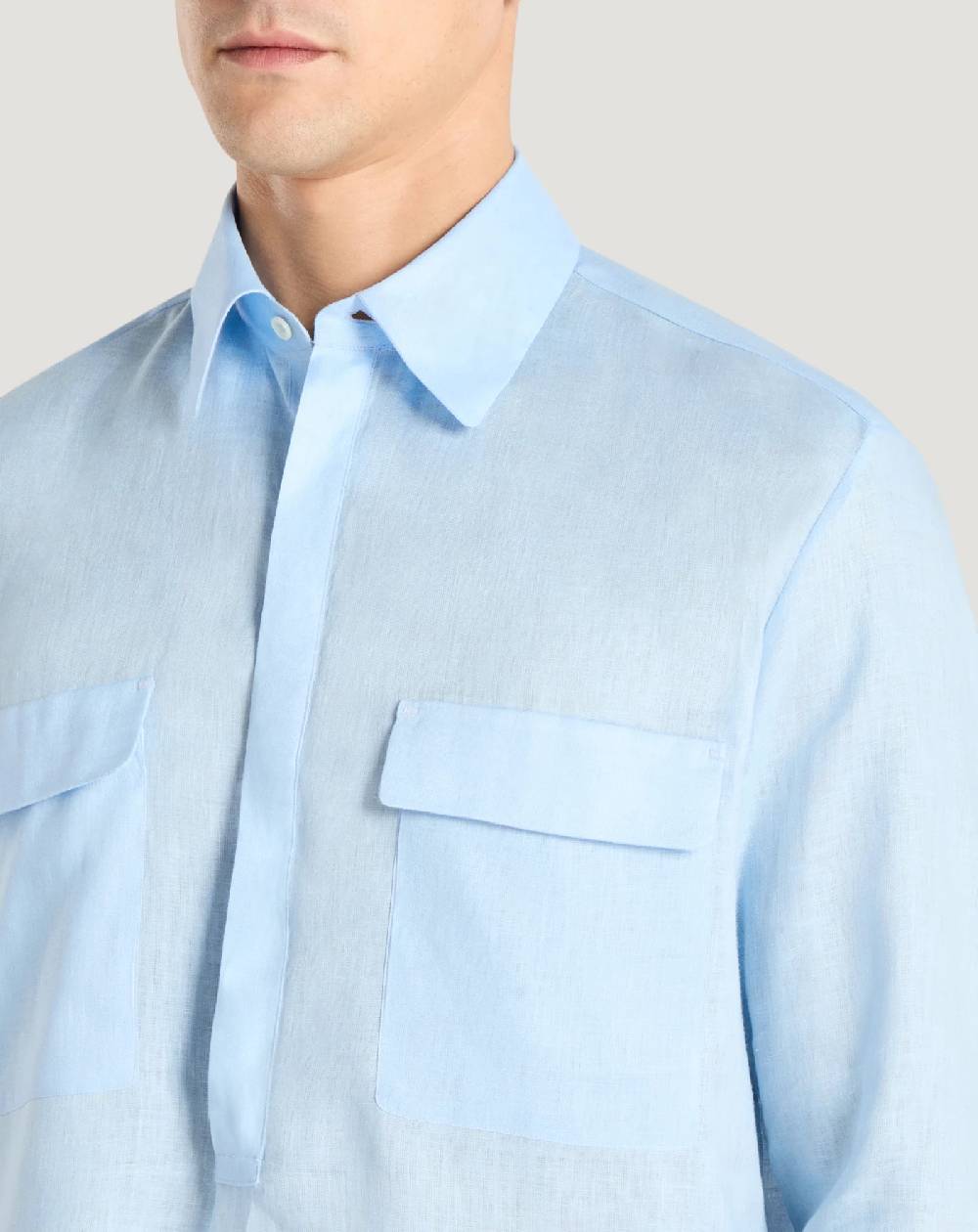 Pt Torino Camicia in lino Qualità Garantita