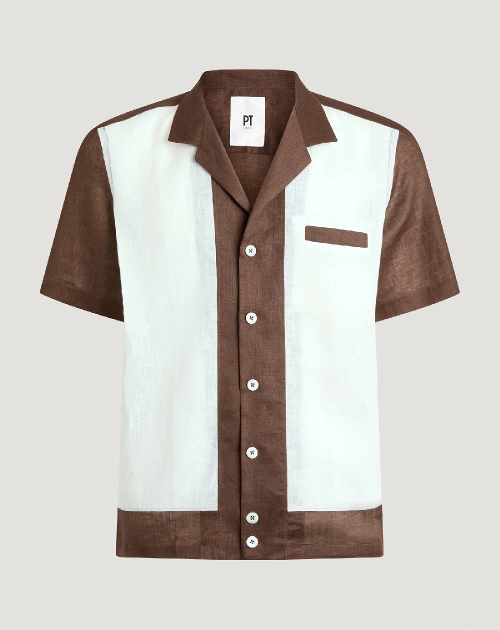 Pt Torino Camicia in lino Negozi Online