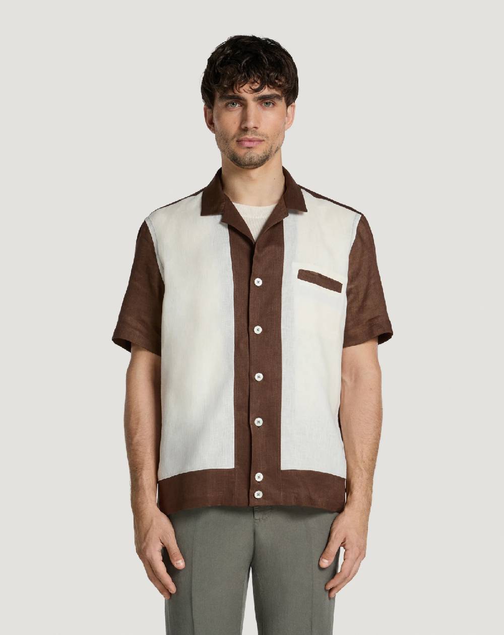 Pt Torino Camicia in lino Negozi Online