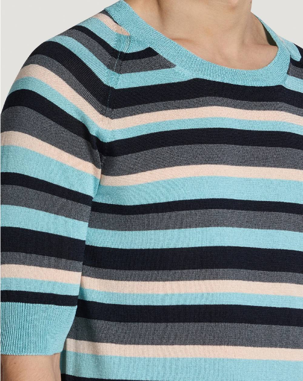 Pt Torino Maglia in cotone e viscosa Outlet