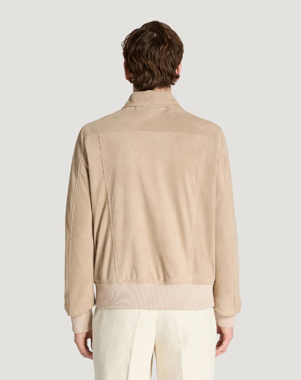 Pt Torino Bomber in suede Vendita