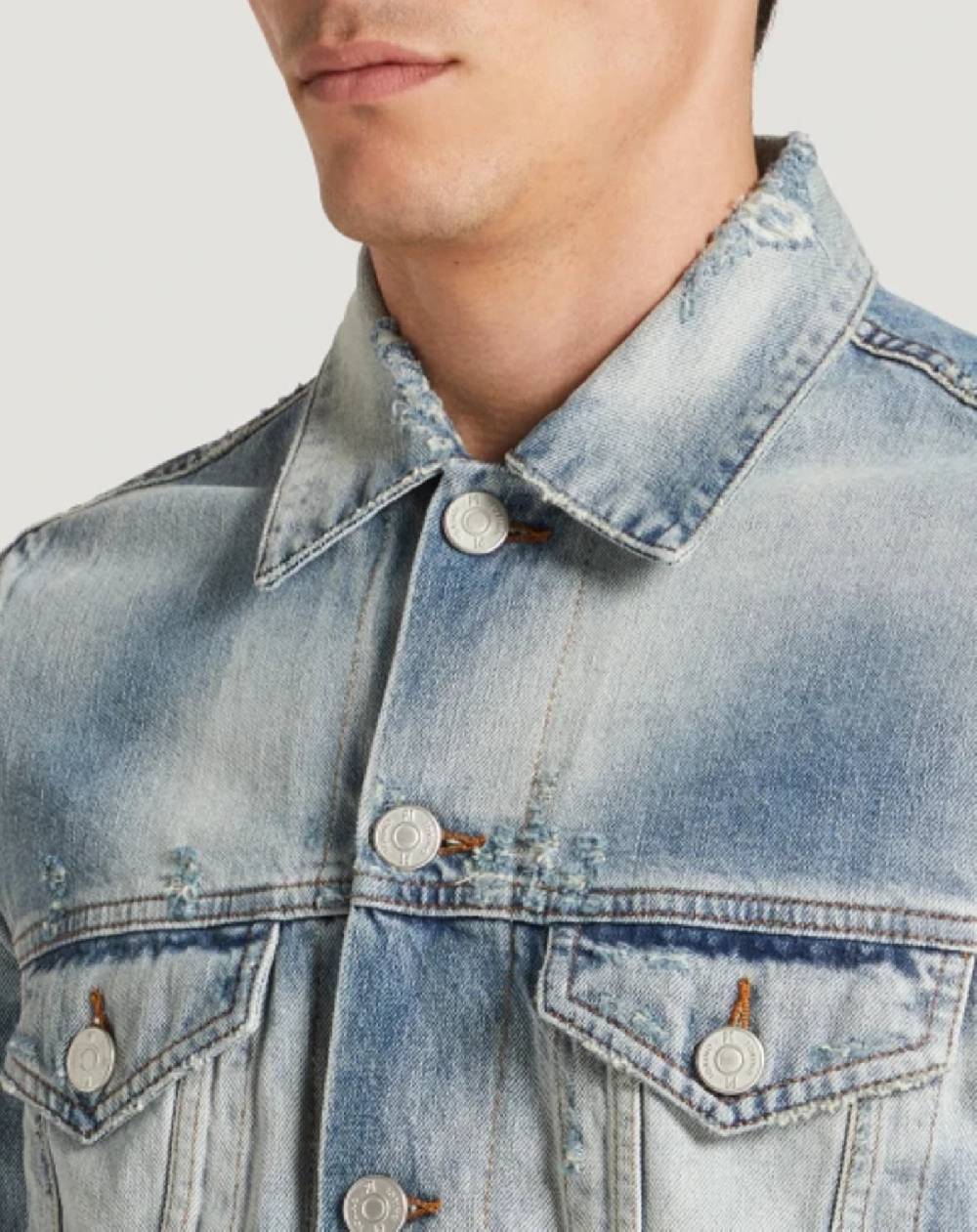 Pt Torino Giacca in denim con ricamo Negozi Online