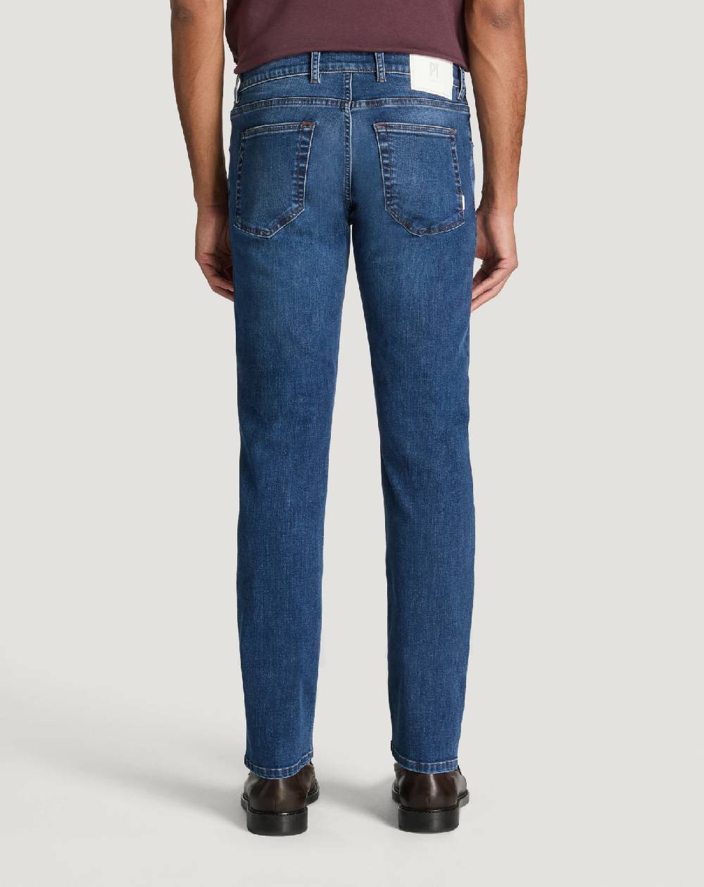 Pt Torino Jeans Swing in denim stretch indigo Prezzo Ridotto