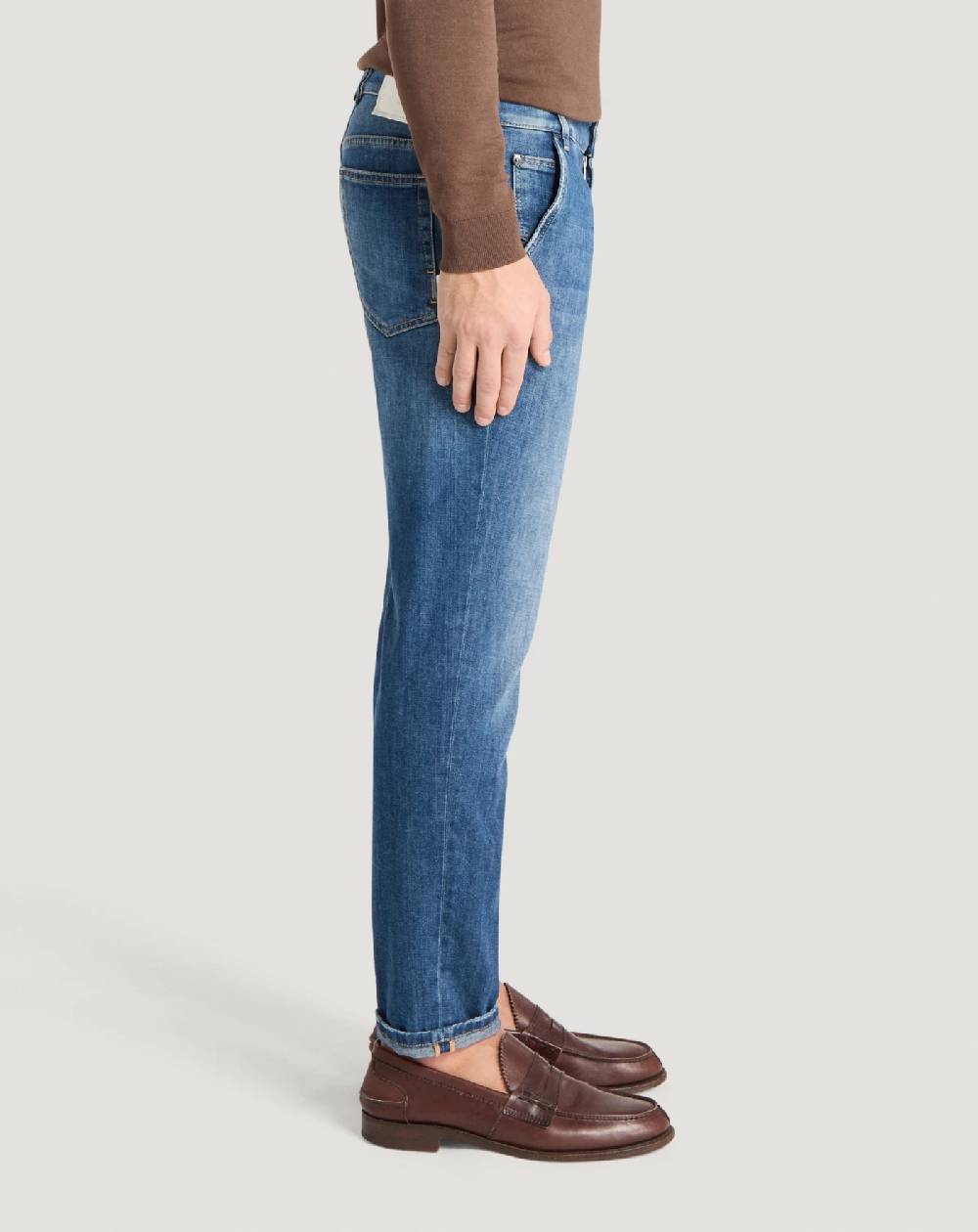 Pt Torino Jeans Indie in denim soft touch Novità