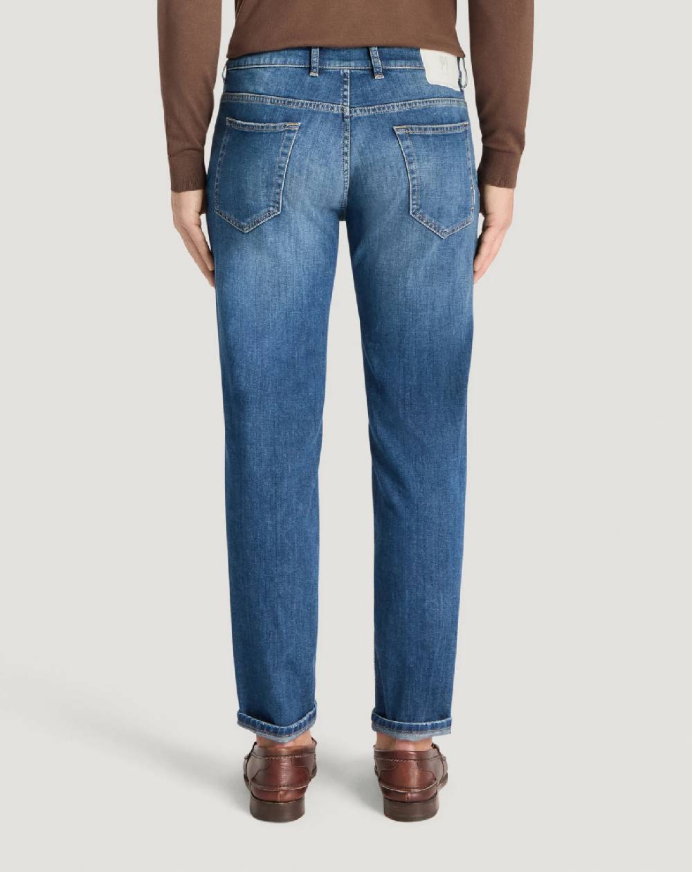 Pt Torino Jeans Indie in denim soft touch Novità