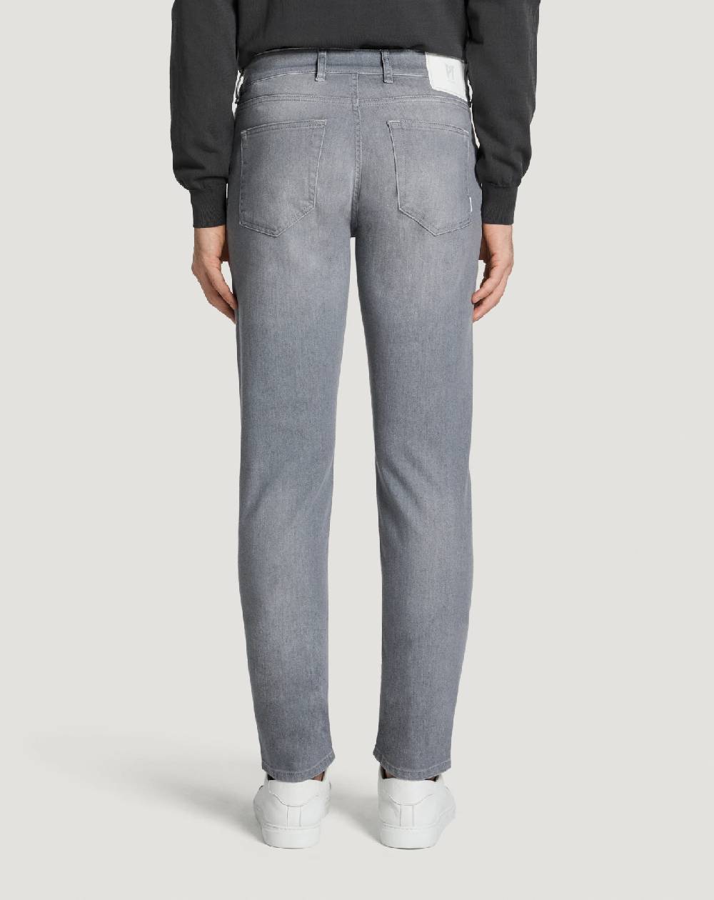 Pt Torino Jeans Swing in light grey denim Presa