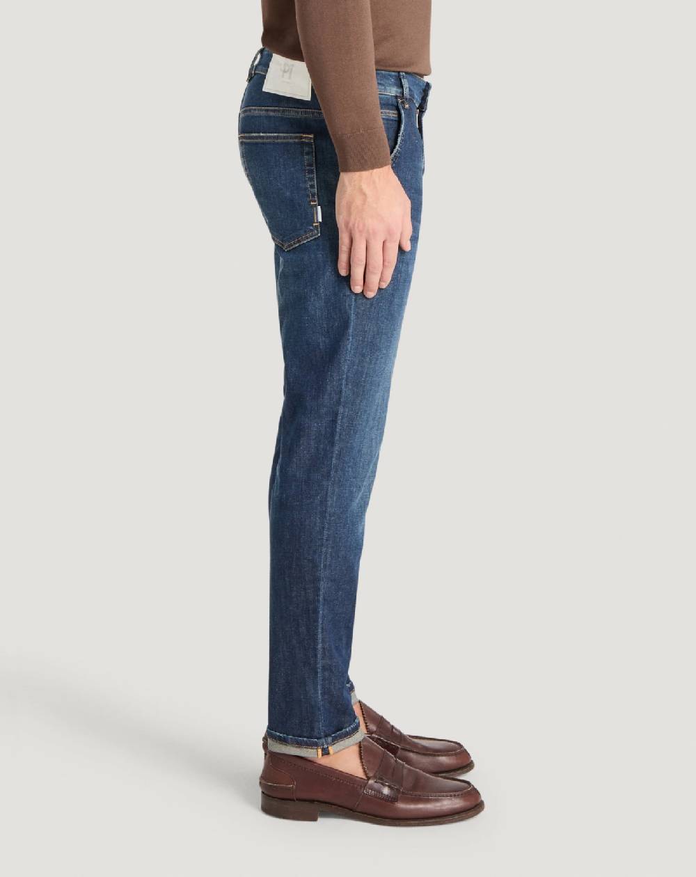 Pt Torino Jeans Indie in denim batavia stretch Sconto