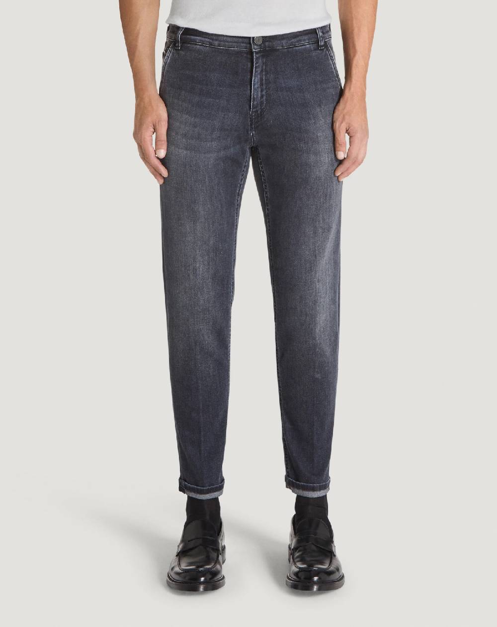 Pt Torino Jeans Indie in denim soft touch Offerta